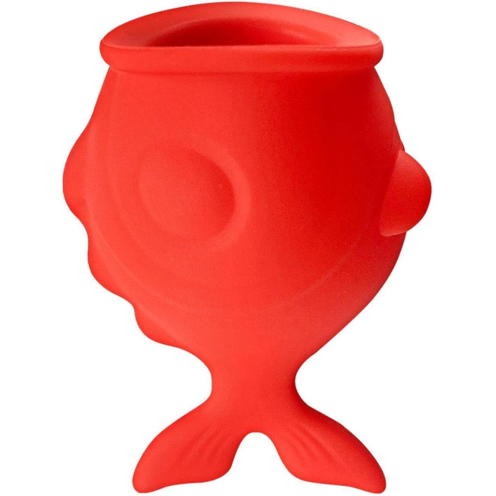 Chrox fish lip plumper suction device front view in red silicone