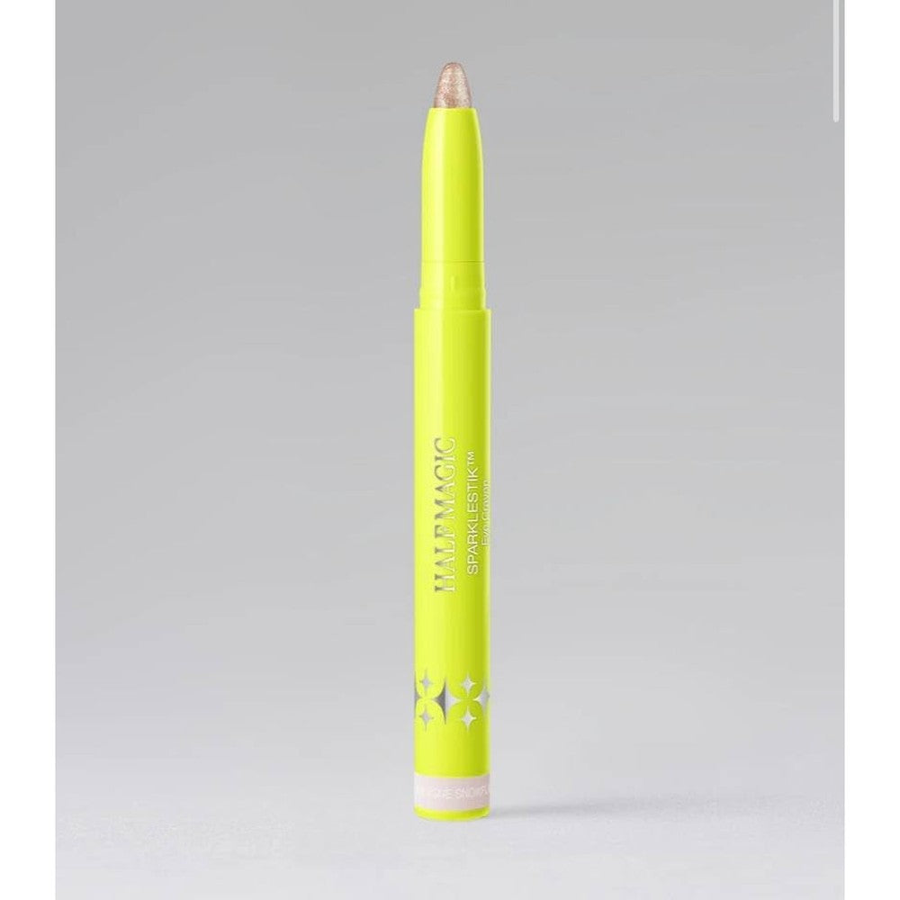 Half Magic SPARKLESTIK Eye Crayon Champagne Snowflake front view waterproof eyeshadow stick