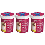 Andrea Eye Q's Oil Free Eye Makeup Remover Pads front view pack of 3