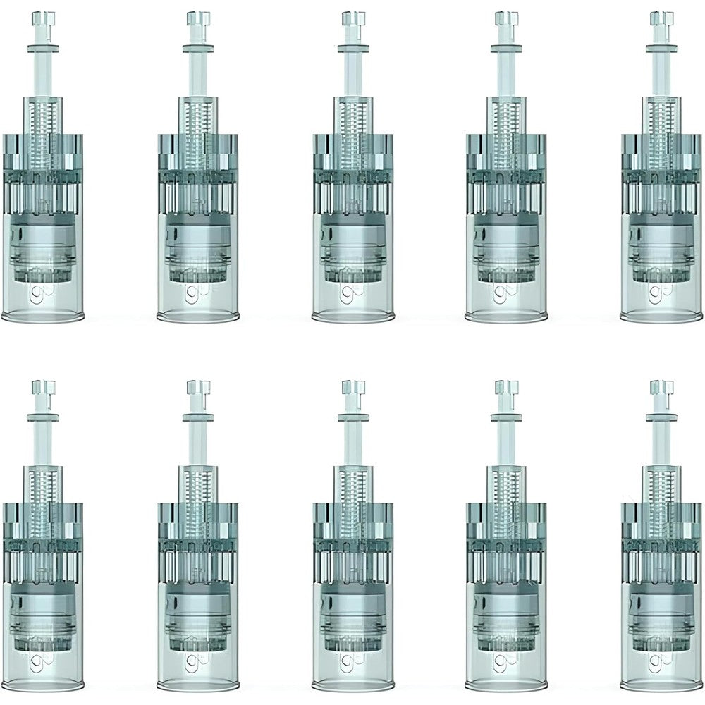 Granatan microneedling skin roller cartridges front view showing 10 count box for home skincare