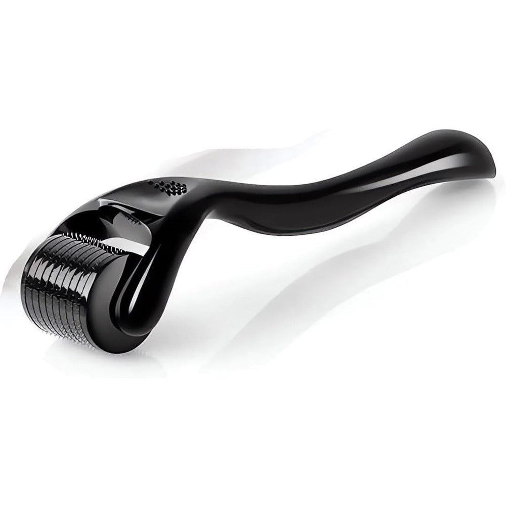 Wasali 540 titanium derma roller front view in protective storage case for hair and face microneedling.