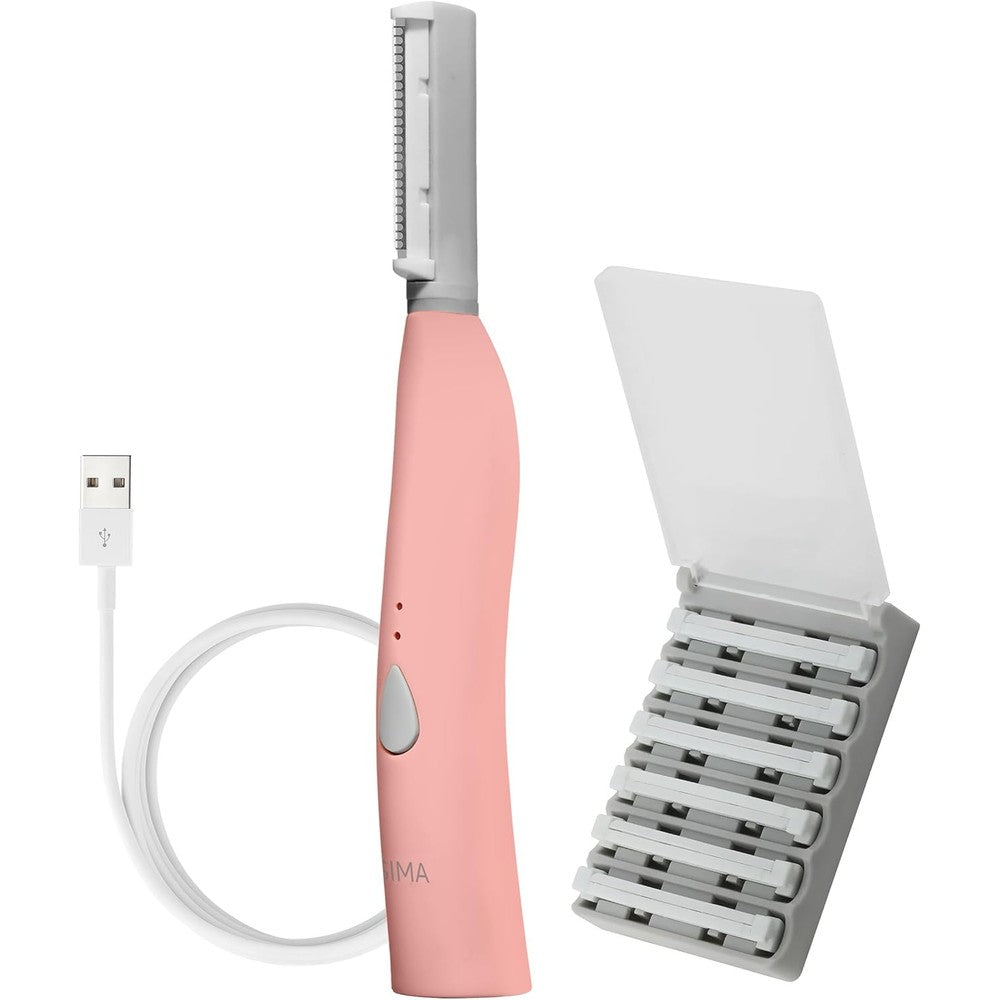 Spa Sciences Sima sonic dermaplaning tool for women in pink finish