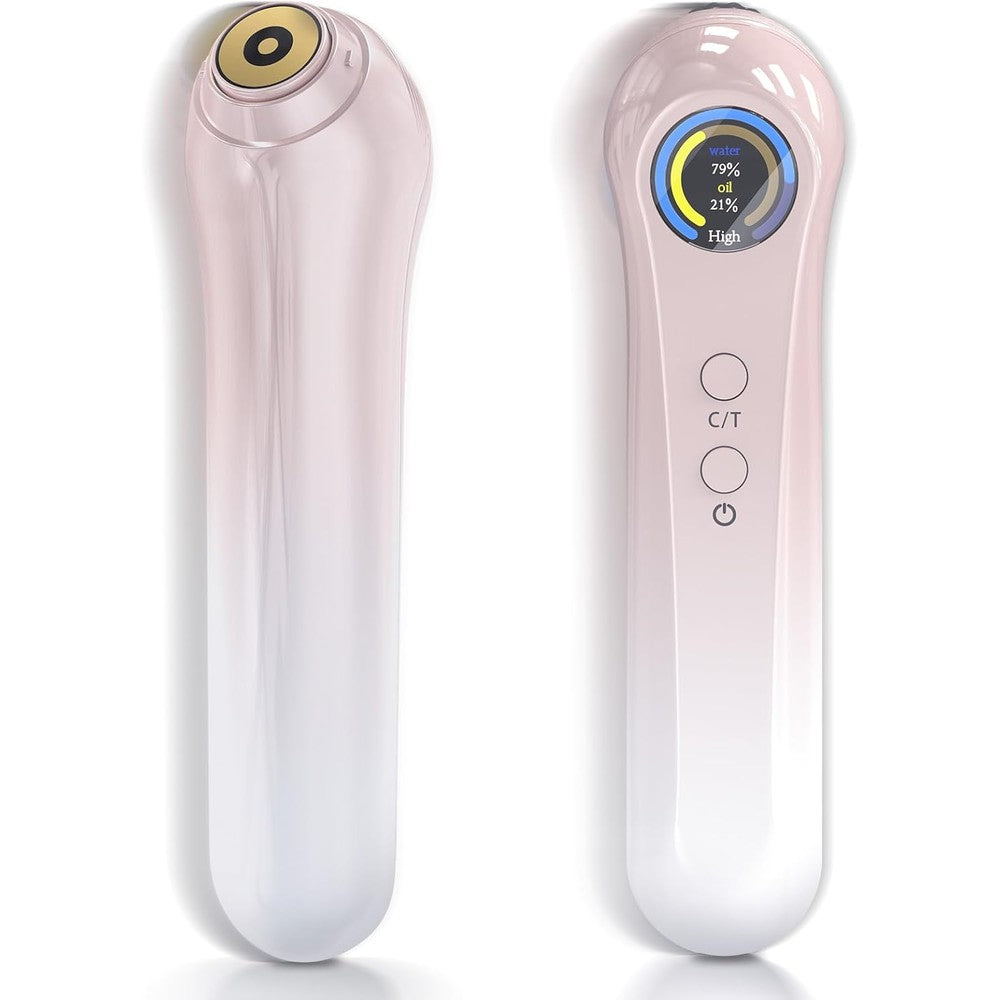 TYTOGE Amifiy portable skin hydration tester front view displaying real time moisture readings