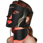 FOLOKE LED Light Therapy Mask and Neck set front view for premium home anti-aging skincare.