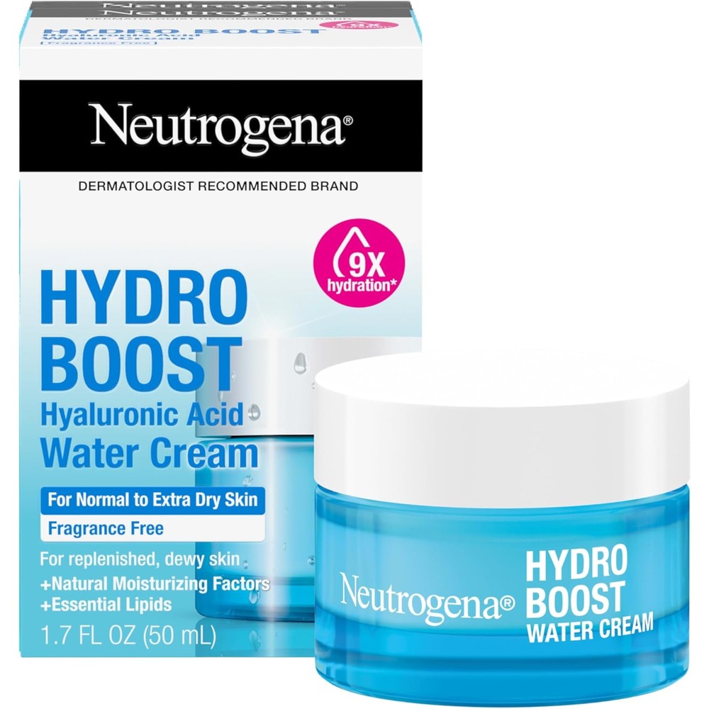 Neutrogena Hydro Boost Skincare Set with water cream and cleanser