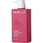 Medix 5.5 Retinol Body Lotion front view bottle with pump
