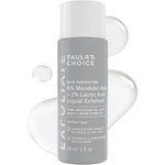Paula's Choice Mandelic Acid and Lactic Acid Liquid Exfoliant front view bottle for sensitive skin exfoliation