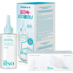 Ilso Super Melting Sebum Softener front view bottle with cotton pads for pore cleansing.