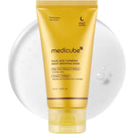 Medicube Kojic Acid Turmeric Night Wrapping Mask 75ml tube front view showing Korean skincare branding