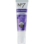 No7 Pure Retinol 1 Percent Night Concentrate front view of bottle for anti wrinkle care
