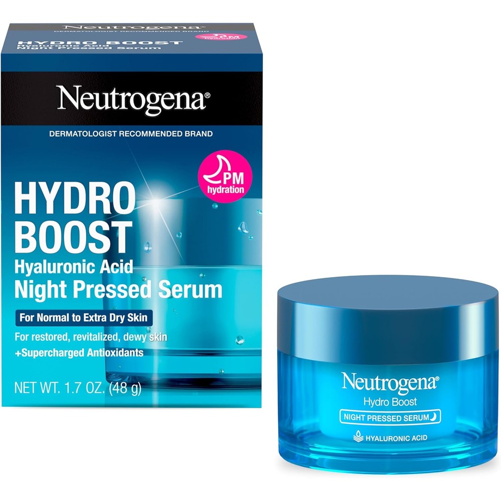 Neutrogena Hydro Boost Night Pressed Serum front view bottle