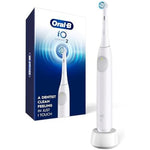 Oral-B iO Series 2 electric toothbrush in pure white front view showing the sleek handle design.