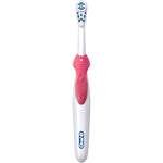 Oral-B Complete Deep Clean battery power electric toothbrush front view showing soft bristles.
