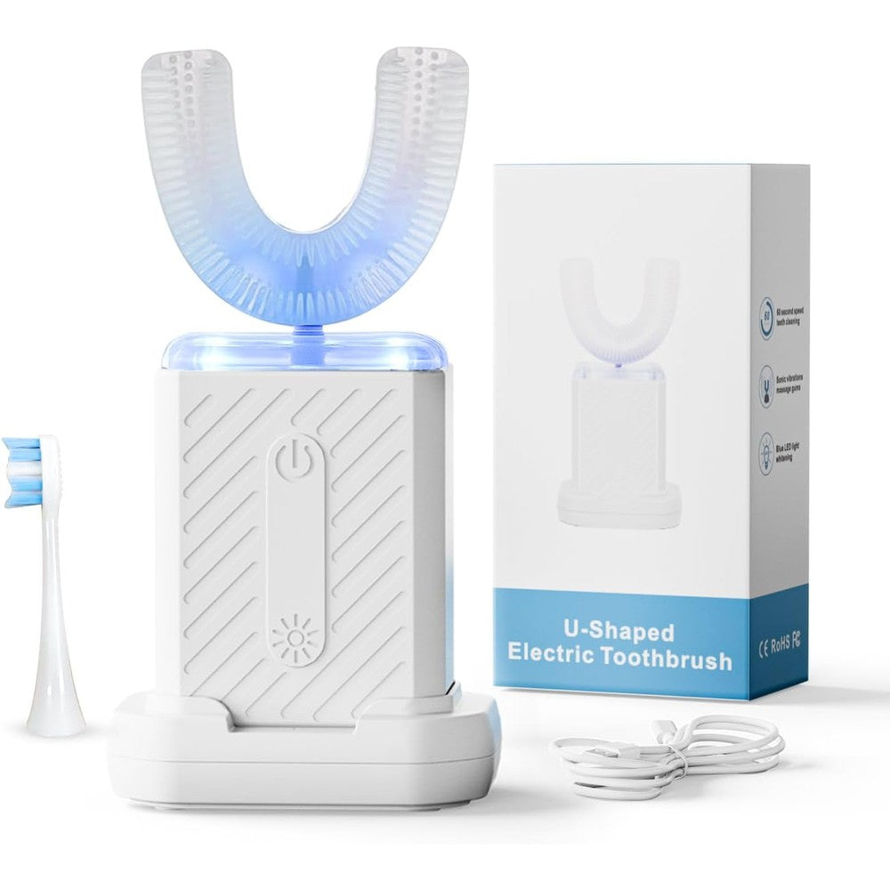 Wildwello GentleCare U-Shaped Electric Toothbrush front view