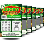 Jayour pregnancy announcement lottery scratch off tickets front view of six pack