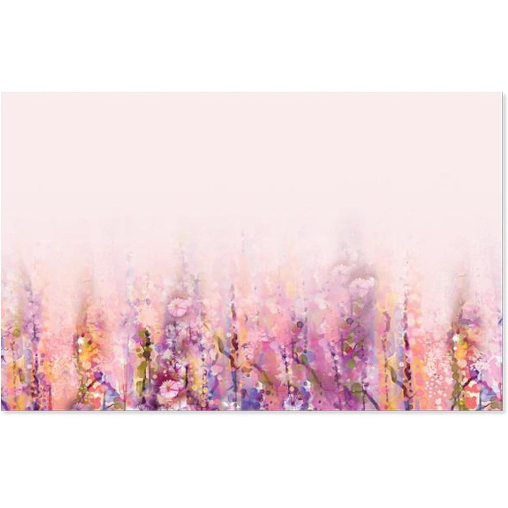 NWP Wisteria Wishes Gloss Enclosure Cards front view with watercolor floral design