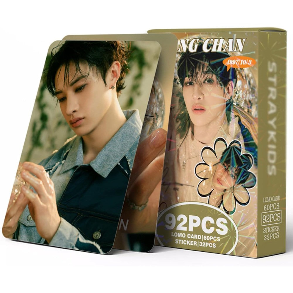Yuto Stray Kids 92 piece hollow photocard and sticker set front view