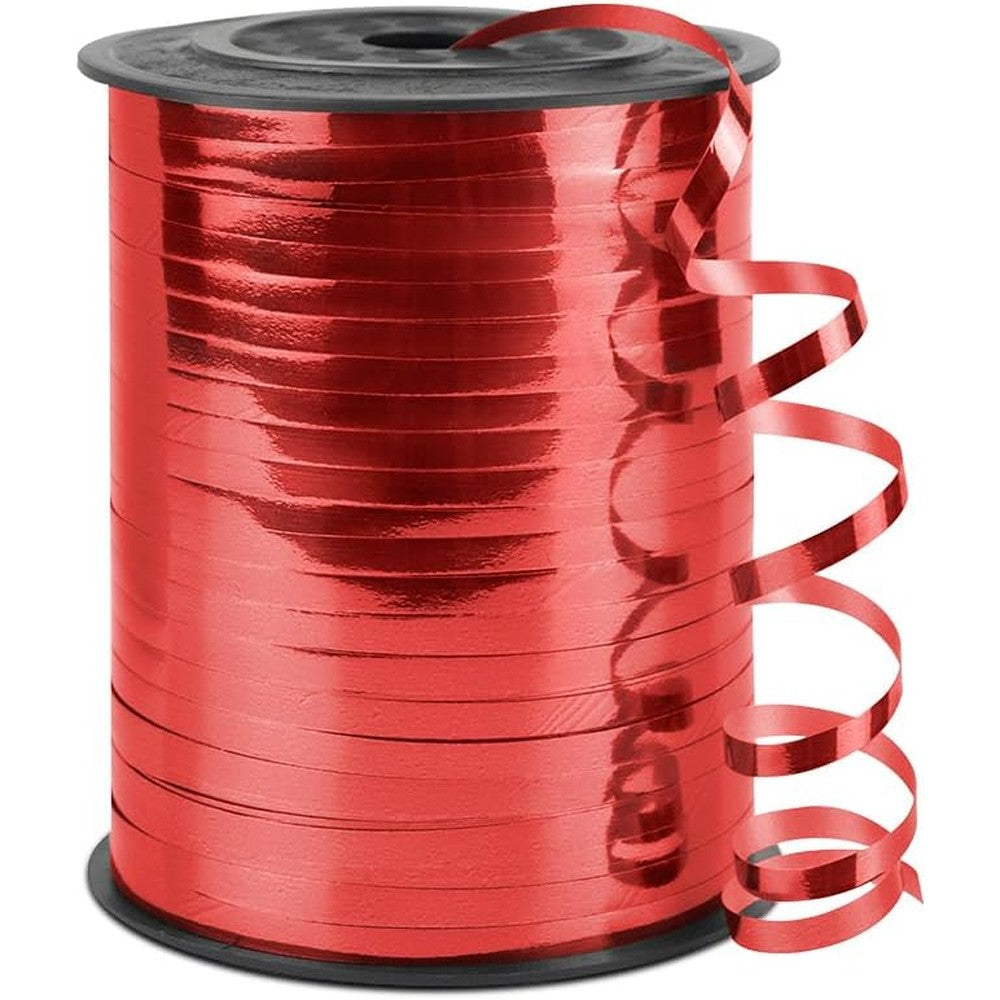 Kmer Life red curling ribbon spool front view