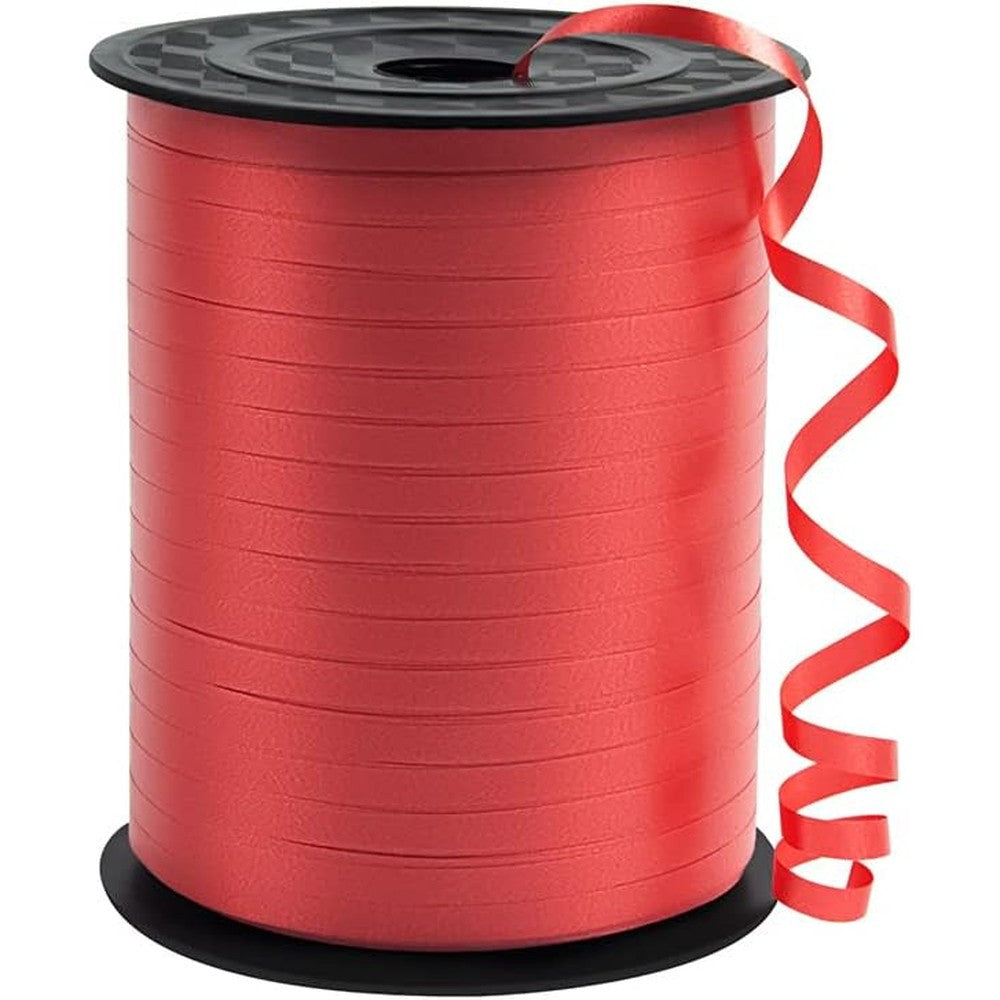 Kmer Life premium red curling ribbon roll front view