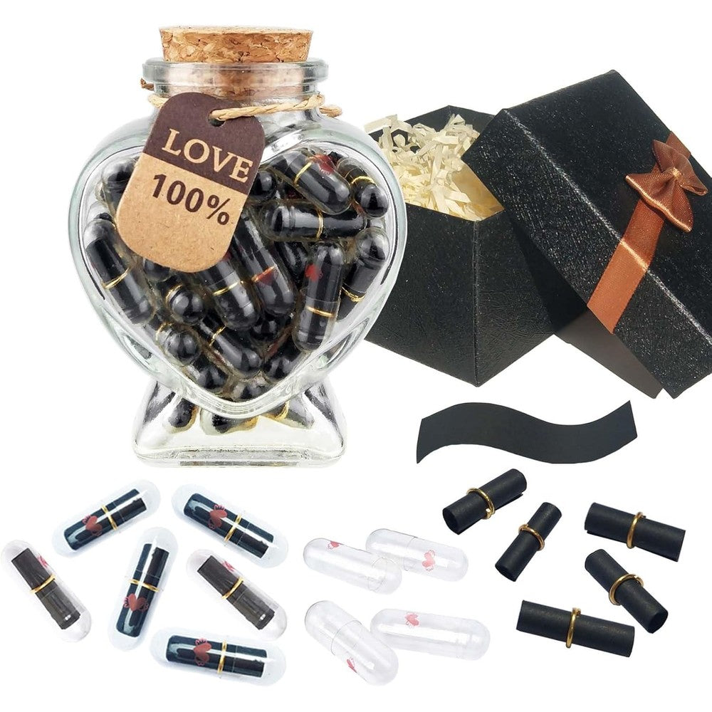Lelongma capsule letters message in a bottle kit front view
