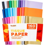 Bondibili colored tissue paper bulk front view showing 32 vibrant colors for gift wrapping.