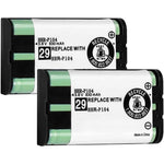 Triangle Power cordless phone HHR-P104 replacement battery pack front view showcasing technical specifications