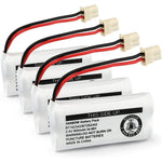 VANBOW cordless phone rechargeable battery pack front view showing the product specifications label.