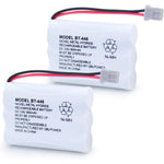 BAOBIAN BT446 cordless phone battery pack front view showing the wire connector plug.