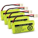 VANBOW BT183342 cordless phone battery pack front view displaying technical specifications.