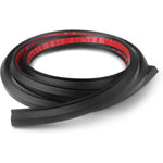 Luojiedejinbiao car windshield cable wire hider front view showcasing the smooth black rubber T-shaped design profile.