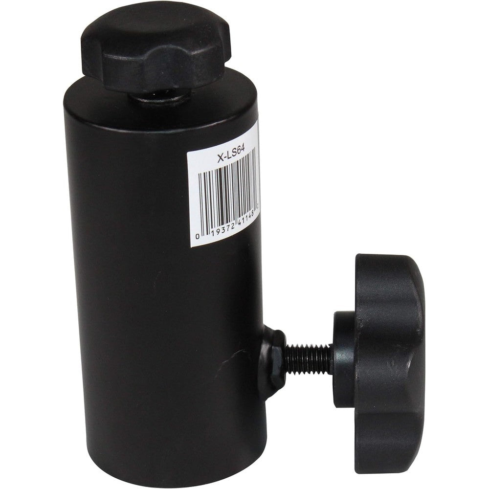 ProX Universal Single Stud Lighting Mount front view showing the steel adapter sleeve.