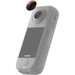 Insta360 X4 Air Replacement Lens Kit front view showing double replacement lenses and official packaging.