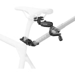 Insta360 Bike Tail Mount Kit front view showing the premium aluminum dual clamps and mounting adapter.