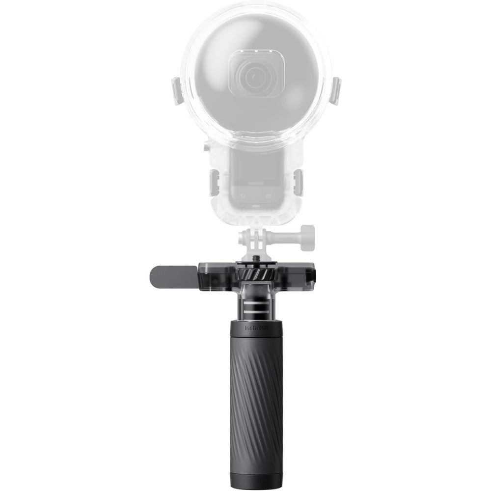 Insta360 Dive Buddy front view underwater floating camera mount