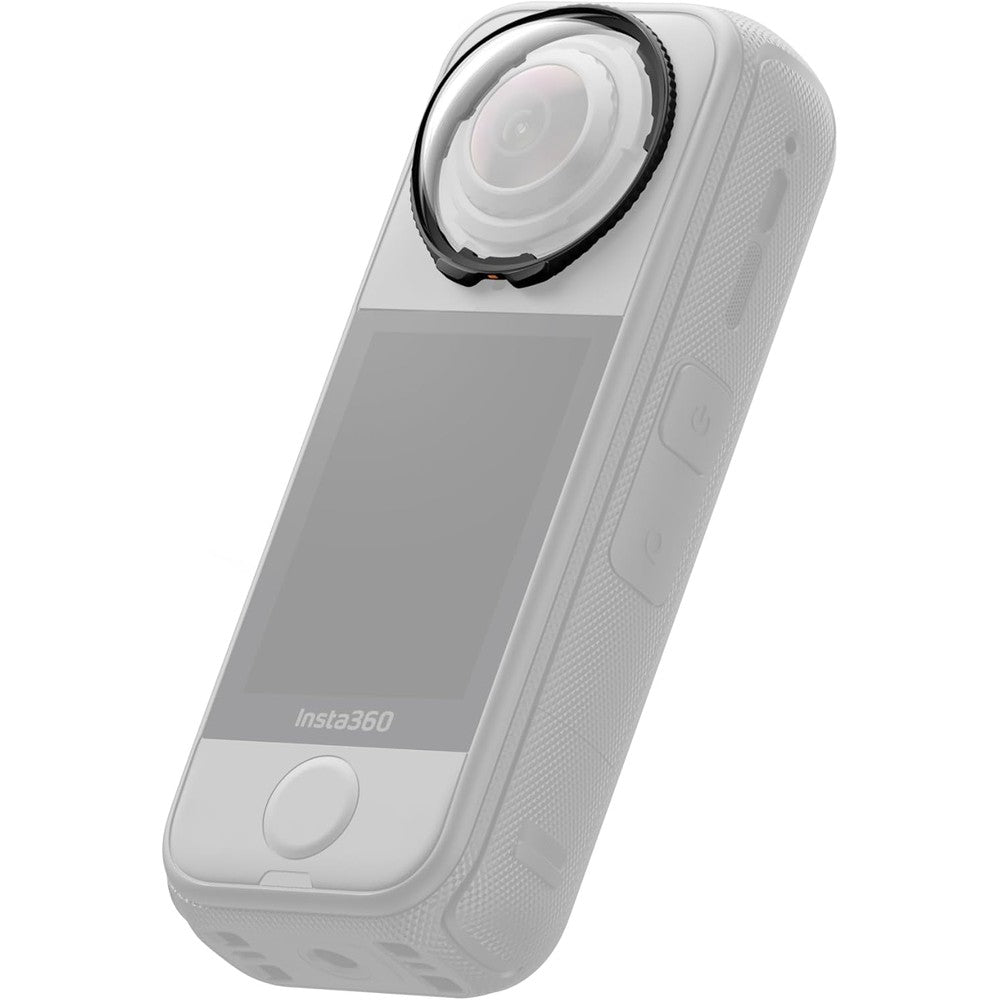 Insta360 X4 Air premium lens guards set front view showing clear tempered glass