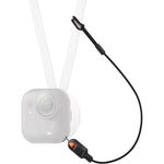 Insta360 GO Ultra Quick Release Safety Cord front view showing secure buckle interface.