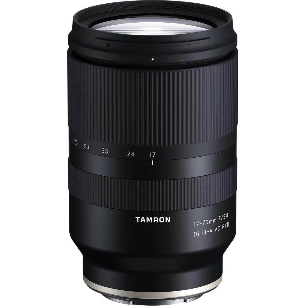 Tamron 17-70mm F/2.8 Di III-A VC RXD standard zoom lens front view for Fujifilm X-mount cameras