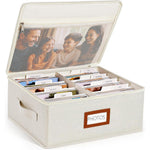 Hulisen linen photo storage box front view