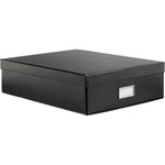 Oxford Keepsake Box front view with metal label holder