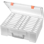 Gbivbe photo storage box front view with 18 inner cases