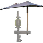 XbotGo Weather Guard Umbrella front view shielding camera setup from sun
