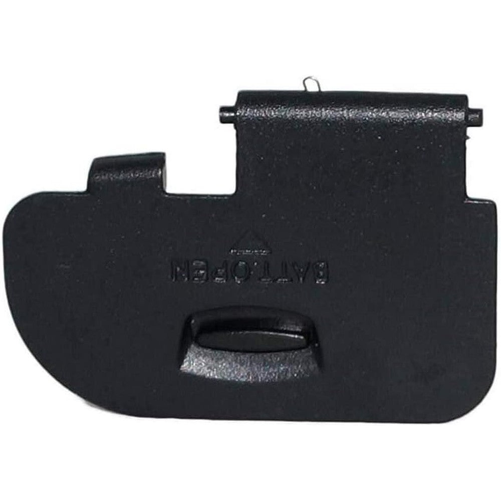 Photo Trust Canon 5D Mark III battery door cover front view showcasing the durable black PVC plastic finish.