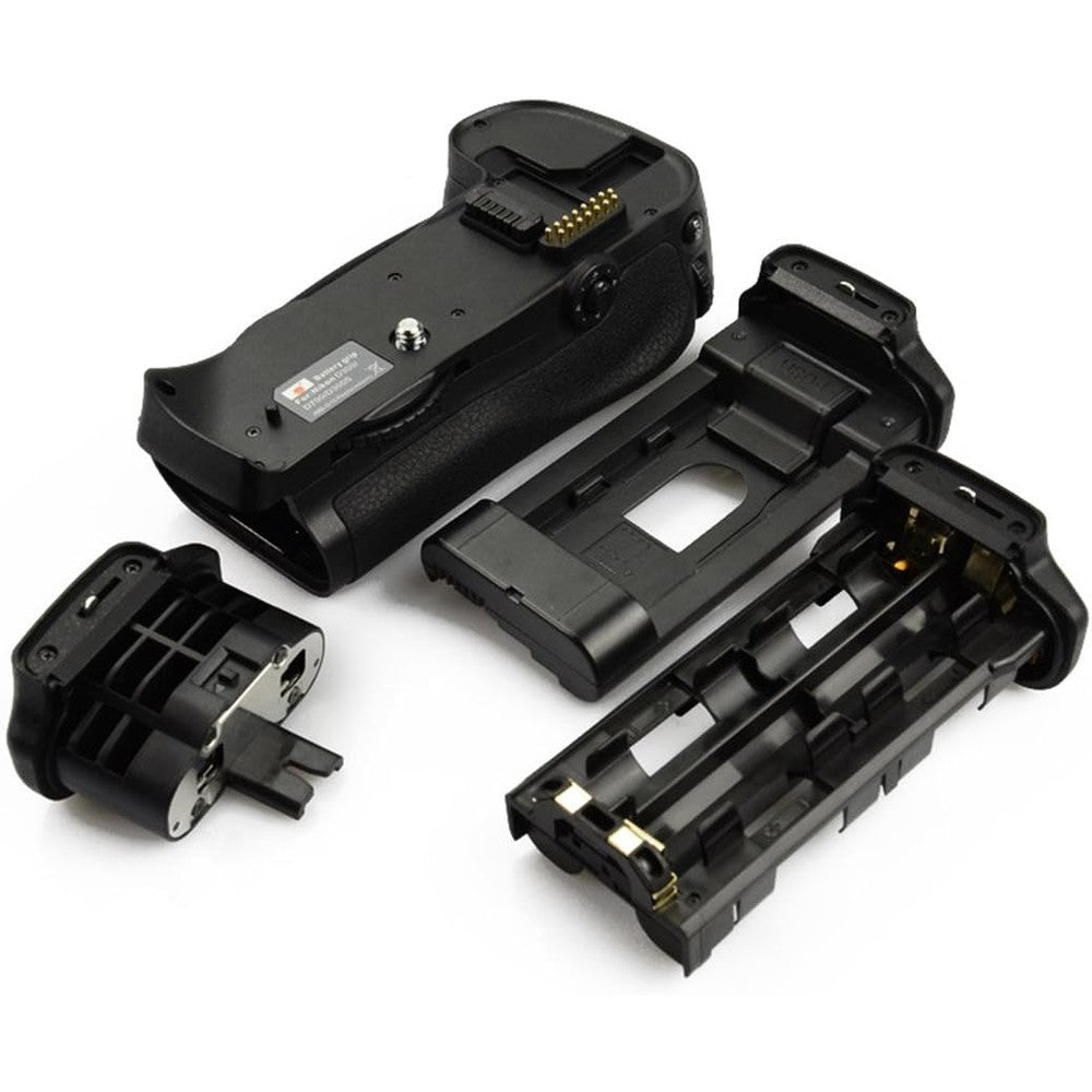 DSTE Pro MB-D10 vertical battery grip front view showcasing ergonomic portrait shutter control button.