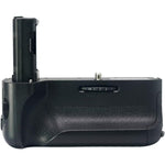 Mcoplus MCO-A7II vertical battery grip replacement front view showing ergonomic rubberized surface and attachment screw