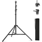 Godox 112 inch heavy duty photography light stand front view