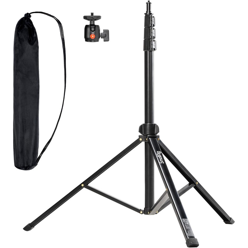 SmallRig RA-S200 light stand front view fully extended to 200 centimeters
