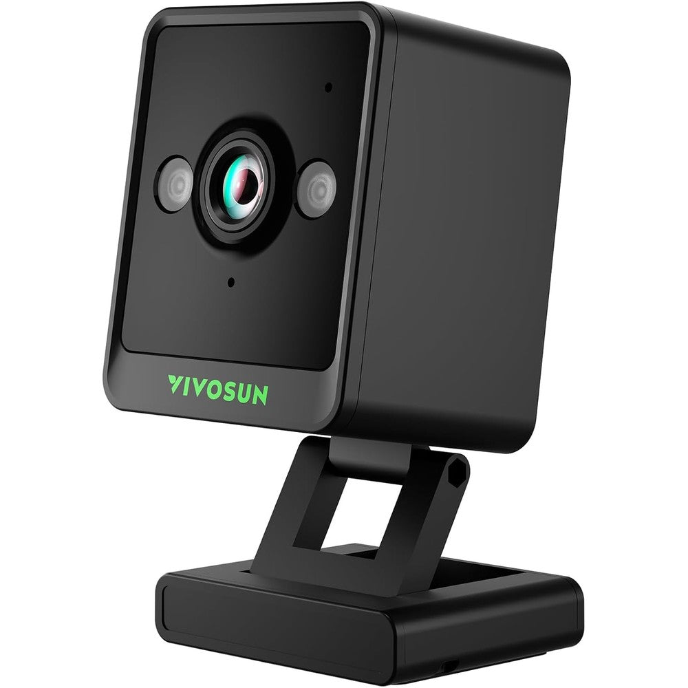 VIVOSUN GrowCam C4 front view showing 2K QHD camera lens for grow tent monitoring