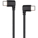 Earlife USB-C gimbal stabilizer camera control cable front view showcasing the right-angled connectors.