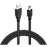 KQWOMA Suptig Mini USB charging cable front view showing the dual pack cords