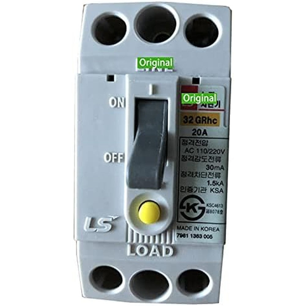 Davitu LS Electric 32GRHC 2-pole circuit breaker front view for electrical safety